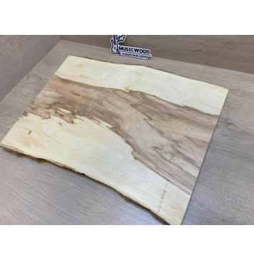 Клён Американский заготовка на топ для Тревел гитары Смешанный АА 21.5х285-270х475-440 мм (цельный)-11