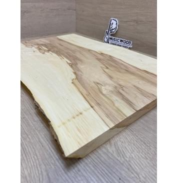 Клён Американский заготовка на топ для Тревел гитары Смешанный АА 21.5х285-270х475-440 мм (цельный)-5