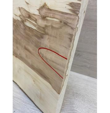 Клён Американский заготовка на топ для Тревел гитары Смешанный АА 21.5х285-270х475-440 мм (цельный)-12