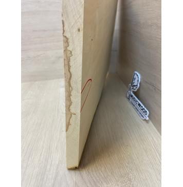 Клён Американский заготовка на топ для Тревел гитары Смешанный АА 21.5х285-270х475-440 мм (цельный)-8