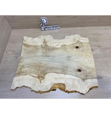 Клён Американский Каповый заготовка на топ под заливку Смешанный АА Кап АА 8х170-137х430 мм - 2шт.(книжкой)-7