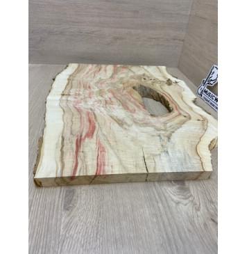 Клён Американский Каповый заготовка на топ под заливку Смешанный АА Кап АА 20х370-260х490 мм (цельный) Уценка-трещины-7