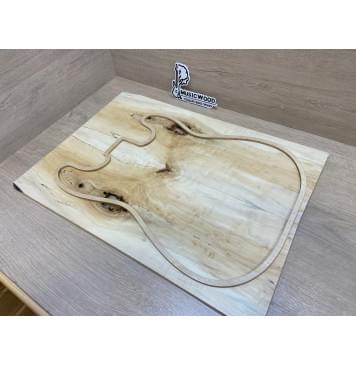Клён Американский Spalted Волнистый заготовка на топ под заливку Смешанный АА Волна АА 8х190х540 мм (2 шт книжкой) АКЦИЯ Клён Американский Spalted Волнистый заготовка на топ под заливку Смешанный АА Волна АА 8х190х540 мм (2 шт книжкой) АКЦИЯ-3