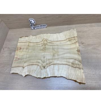 Клён Американский Каповый заготовка на топ под заливку Смешанный АА Кап АА 17х170-130х435 мм - 2шт.(книжкой) АКЦИЯ-6