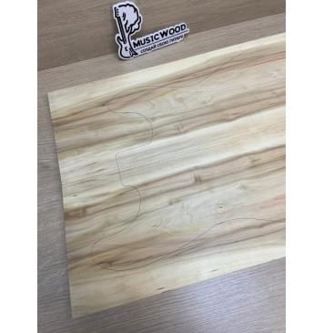 Клён Американский заготовка на топ Тангент АА 10х175х515 мм - 2шт.(книжкой)-2