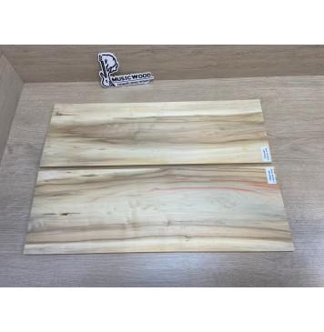 Клён Американский заготовка на топ Тангент АА 10х175х515 мм - 2шт.(книжкой)-3