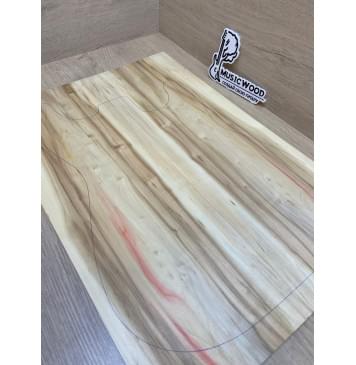 Клён Американский заготовка на топ Тангент АА 10х175х515 мм - 2шт.(книжкой)-5