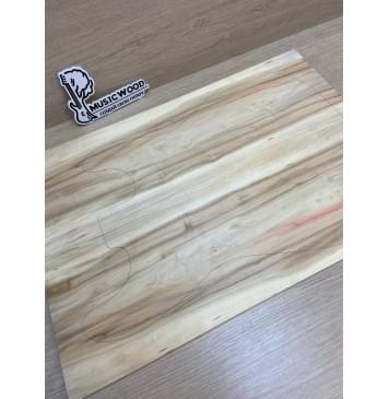 Клён Американский заготовка на топ Тангент АА 10х175х515 мм - 2шт.(книжкой)-6