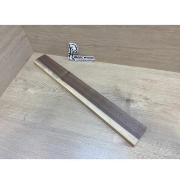 Орех Американский Заболонь заготовка грифа для Безголовой гитары Радиал А 23х76-70х595 мм-0