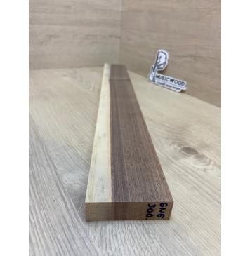 Орех Американский Заболонь заготовка грифа для Безголовой гитары Радиал А 23х76-70х595 мм-1