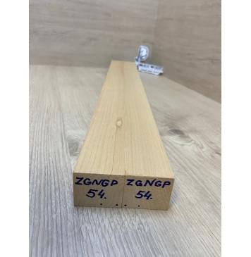 Ольха заготовка для переклеенного грифа безголовой гитары Радиал АА 37х(42-42)х640 мм - из 2х частей-1