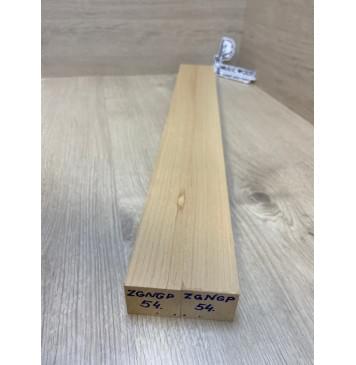 Ольха заготовка для переклеенного грифа безголовой гитары Радиал АА 37х(42-42)х640 мм - из 2х частей-2