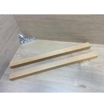 Ольха заготовка для переклеенного грифа безголовой гитары Радиал АА 37х(42-42)х640 мм - из 2х частей-6