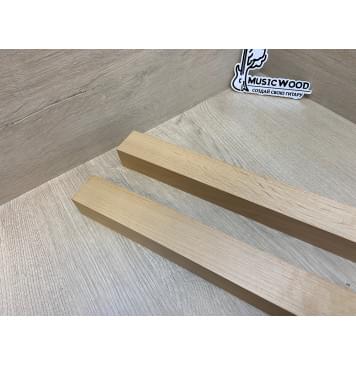 Ольха заготовка для переклеенного грифа безголовой гитары Радиал АА 37х(42-42)х640 мм - из 2х частей-7