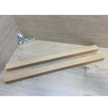 Ольха заготовка для переклеенного грифа безголовой гитары Радиал АА 38х(39-39)х640 мм - из 2х частей-0
