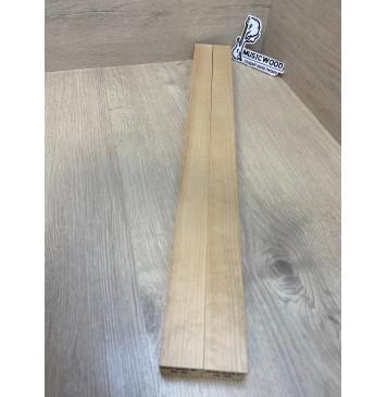 Ольха заготовка для переклеенного грифа безголовой гитары Радиал АА 38х(39-39)х640 мм - из 2х частей-3
