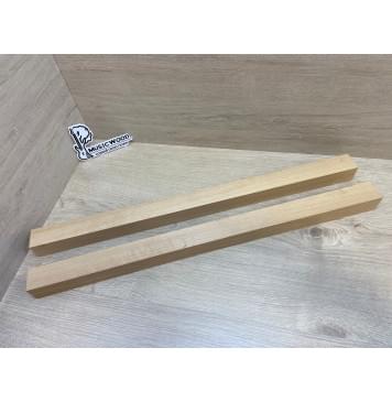 Ольха заготовка для переклеенного грифа безголовой гитары Радиал АА 38х(39-39)х640 мм - из 2х частей-5