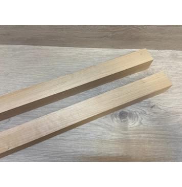 Ольха заготовка для переклеенного грифа безголовой гитары Радиал АА 38х(39-39)х640 мм - из 2х частей-4