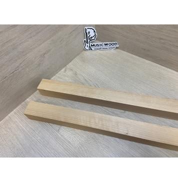 Ольха заготовка для переклеенного грифа безголовой гитары Радиал АА 38х(39-39)х640 мм - из 2х частей-6