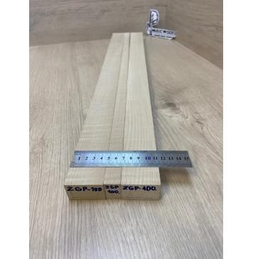 Клен Белый Явор, Волнистый заготовка грифа электрогитары Радиал АА Волна ААА 29х(45-19-45)х690 мм - из 3х частей-2