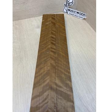 Берёза Пламенная Печёная 180гр заготовка грифа электрогитары Радиал АА Волна ААА 28х(42-18-42)х680 мм - из 3х частей-6