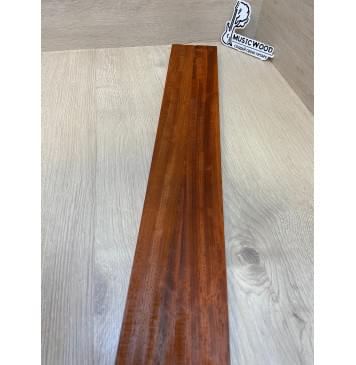 Падук заготовка для переклеенного грифа безголовой гитары Радиал АА 26х(48-48)х635 мм - из 2х частей-5