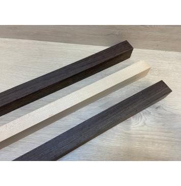 Венге/Клен Белый/Венге заготовка для переклеенного грифа безголовой гитары Радиал АА 36х(31-27-31)х605 мм - из 3х частей-8