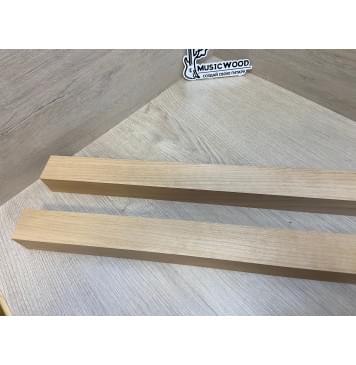 Ольха заготовка для переклеенного грифа безголовой гитары Радиал АА 40х(22.5-22.5)х635 мм - из 2х частей-7