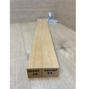 Ольха заготовка для переклеенного грифа безголовой гитары Радиал АА 40х(22.5-22.5)х635 мм - из 2х частей-1