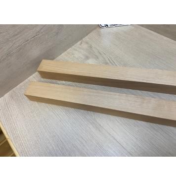 Ольха заготовка для переклеенного грифа безголовой гитары Радиал АА 40х(22.5-22.5)х635 мм - из 2х частей-3