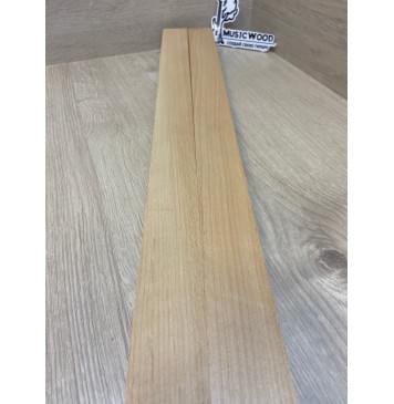 Ольха заготовка для переклеенного грифа безголовой гитары Радиал АА 40х(22.5-22.5)х635 мм - из 2х частей-4