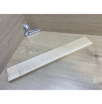 Клён Белый Явор, Волнистый заготовка грифа для Безголовой гитары Радиал АА Волна А 27х80х555 мм-9