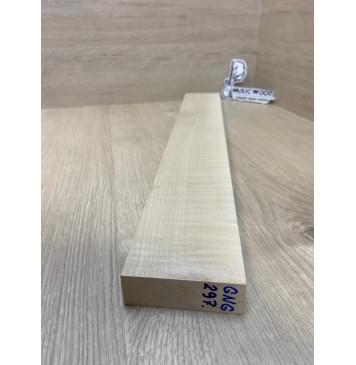 Клён Белый Явор, Волнистый заготовка грифа для Безголовой гитары Радиал АА Волна А 27х80х555 мм-1