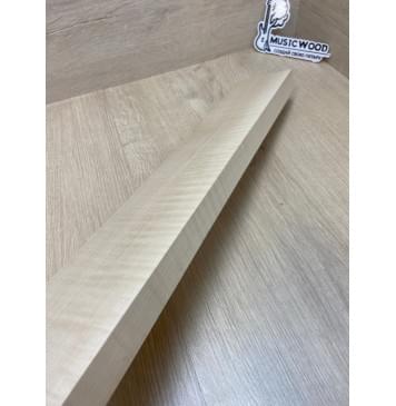 Клён Белый Явор, Волнистый заготовка грифа для Безголовой гитары Радиал АА Волна А 27х80х555 мм-4