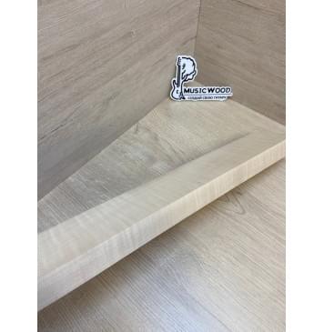 Клён Белый Явор, Волнистый заготовка грифа для Безголовой гитары Радиал АА Волна А 27х80х555 мм-7