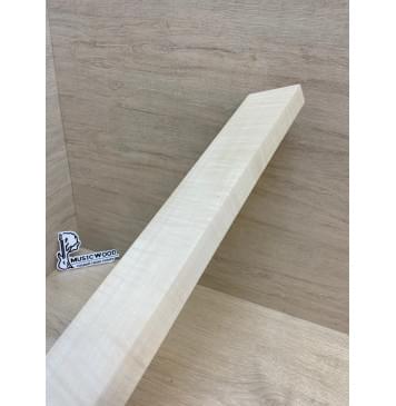 Клён Белый Явор, Волнистый заготовка грифа для Безголовой гитары Радиал АА Волна А 27х80х555 мм-3