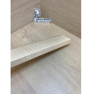 Клён Белый Явор, Волнистый заготовка грифа для Безголовой гитары Радиал А Волна А 27х80-70х555 мм-3