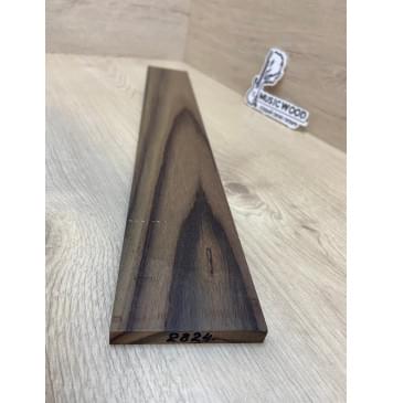 Палисандр Индонезийский (Сонокелинг) заготовка накладки для электрогитары Смешанный АА 10х80х580 мм-1