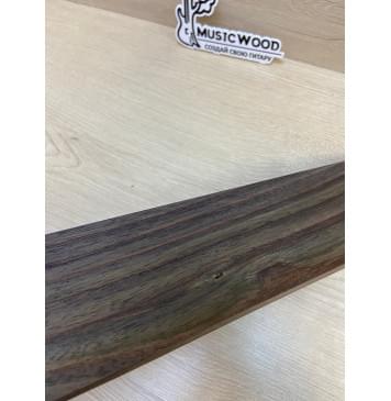 Палисандр Индонезийский (Сонокелинг) заготовка накладки для электрогитары Смешанный АА 10х80х580 мм-9