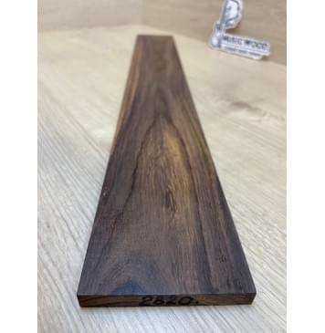 Палисандр Индонезийский (Сонокелинг) заготовка накладки для электрогитары Тангент АА 9.5х80х580 мм-1