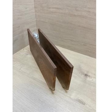 Орех Американский Волнистый заготовка на топ Смешанный АА Волна АА 10х184х420 мм - 2 шт. (книжкой) АКЦИЯ-9