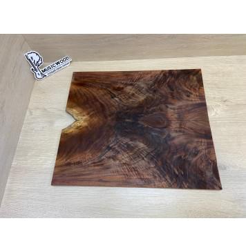 Орех Американский Волнистый заготовка на топ Смешанный АА Волна АА 10х184х420 мм - 2 шт. (книжкой) АКЦИЯ-0