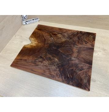 Орех Американский Волнистый заготовка на топ Смешанный АА Волна АА 10х184х420 мм - 2 шт. (книжкой) АКЦИЯ-10