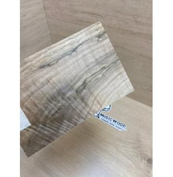 Орех Грецкий Волнистый Заболонь заготовка накладки на головку грифа Смешанный ААА Волна АА 6х124х190-180 мм-4