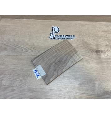 Орех Грецкий Волнистый Заболонь заготовка накладки на головку грифа Смешанный ААА Волна АА 9х125х190-180 мм-0