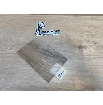 Орех Грецкий Волнистый Заболонь заготовка накладки на головку грифа Смешанный ААА Волна АА 7х124х190-180 мм-0