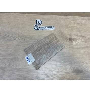 Орех Грецкий Волнистый Заболонь заготовка накладки на головку грифа Смешанный ААА Волна АА 6х125-110х190-180 мм-0