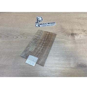 Орех Грецкий Волнистый Заболонь заготовка накладки на головку грифа Смешанный ААА Волна АА 6х125-110х190-180 мм-1