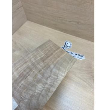 Орех Грецкий Волнистый Заболонь заготовка накладки на головку грифа Смешанный ААА Волна АА 6х125-110х190-180 мм-5