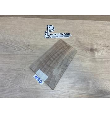 Орех Грецкий Волнистый Заболонь заготовка накладки на головку грифа Смешанный ААА Волна АА 7х125-96х190-185 мм-0